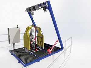 Fig. 6. Reflex Marine’s remotely operated winched access concept.