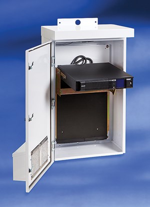 Fig. 7. Falcon’s SSG industrial wide-temperature UPS can be pre-configured in NEMA 3- and 4-rated enclosures.