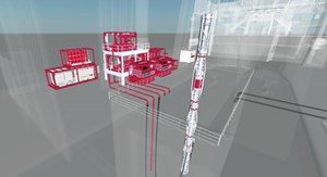 Fig. 1. Managed pressure drilling equipment set-up for a deepwater vessel.