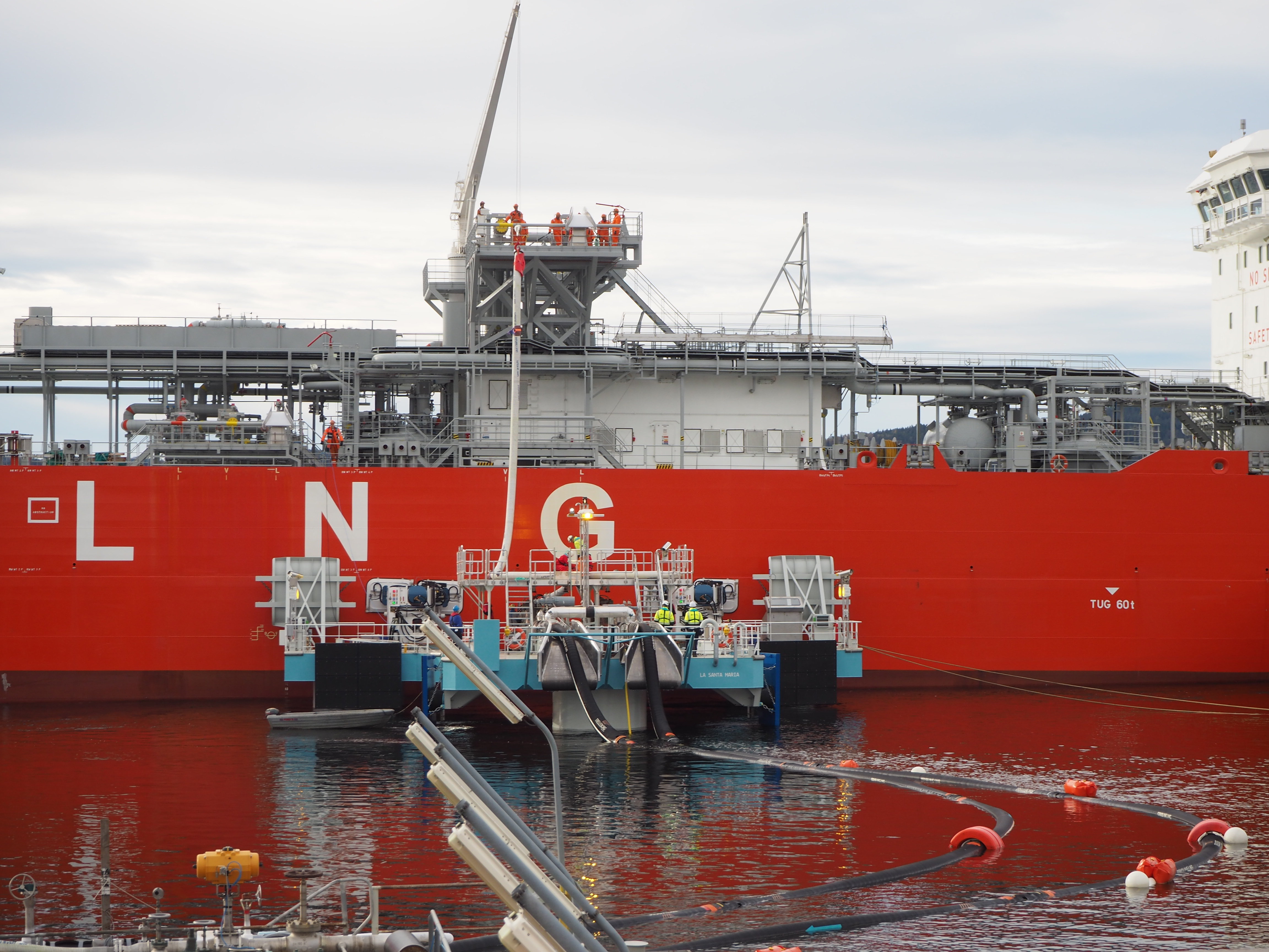 supplies suite of solutions to world's first floating LNG