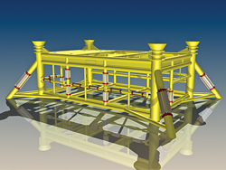 Fig. 2. Four custom anode designs were developed to achieve optimum CP levels. Fig. 2. Four custom anode designs were developed to achieve optimum CP levels.