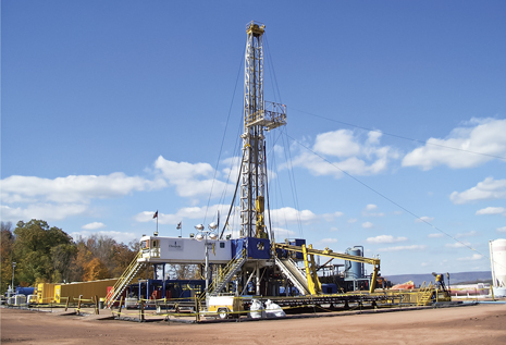 Chesapeake has reduced its rig count to five in the northern Marcellus and three in the south. Photo courtesy of Pennsylvania Department of Environmental Protection.