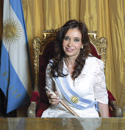 Argentine President Cristina Fernández de Kirchner