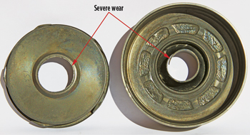 Fig. 7. Stage subjected to fines—compare to Fig. 8 Fig. 7. Stage subjected to fines—compare to Fig. 8