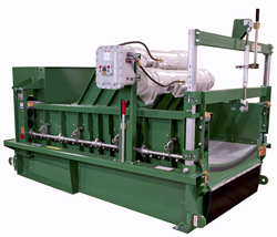 The non-blanked open screen area of the Hyperpool shaker increases capacity by up to 115% over conventional shakers. The non-blanked open screen area of the Hyperpool shaker increases capacity by up to 115% over conventional shakers.