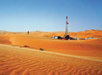 Eni’s drilling operations in Kashagan Field in Kazakhstan.