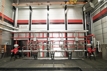 Fig. 2. Test bench and flowmeter. Fig. 2. Test bench and flowmeter.