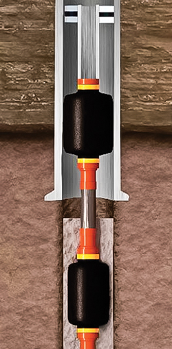 Crews installed an ISO 14310 V5-qualified, 20-in. TAMCAP inflatable packer and port collar for stage-cementing conductor casing. Crews installed an ISO 14310 V5-qualified, 20-in. TAMCAP inflatable packer and port collar for stage-cementing conductor casing.