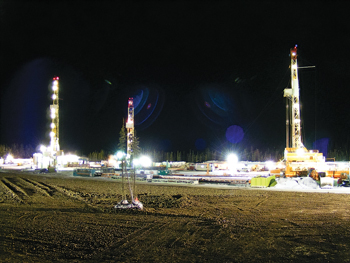 An Apache Canada location in its Horn River acreage. Courtesy of Apache Canada. An Apache Canada location in its Horn River acreage. Courtesy of Apache Canada.