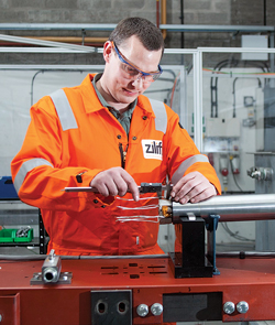 Assembly of Zilift’s SpeedDrive slim-bore ESP motor. Assembly of Zilift’s SpeedDrive slim-bore ESP motor.