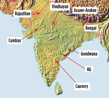 USGS estimates shale gas potential of 63 Tcf in India’s seven prospects.