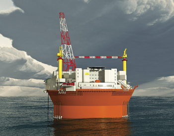 Fig. 2. Eni Norge and Statoil are developing the Goliat prospect with Sevan Marine’s FPSO Goliat. It will be the first oil field to begin production in the Barents Sea.