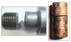 Fig. 2. Common rod pin and coupling failures.