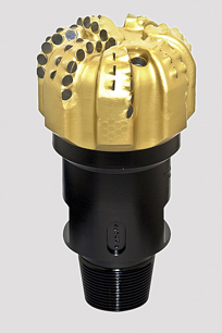 Fig. 2. The Baker Hughes Quantec Force uses cutters for the most challenging applications. Force-distribution design practices provide stability to protect the cutting structure for longer durability. Fig. 2. The Baker Hughes Quantec Force uses cutters for the most challenging applications. Force-distribution design practices provide stability to protect the cutting structure for longer durability.