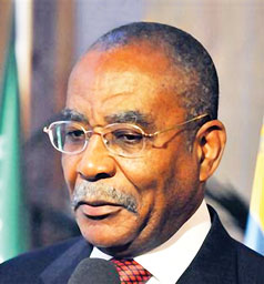 Fig. 1. Angolan Oil Minister and OPEC President Jose Maria Botelho de Vasconcelos.