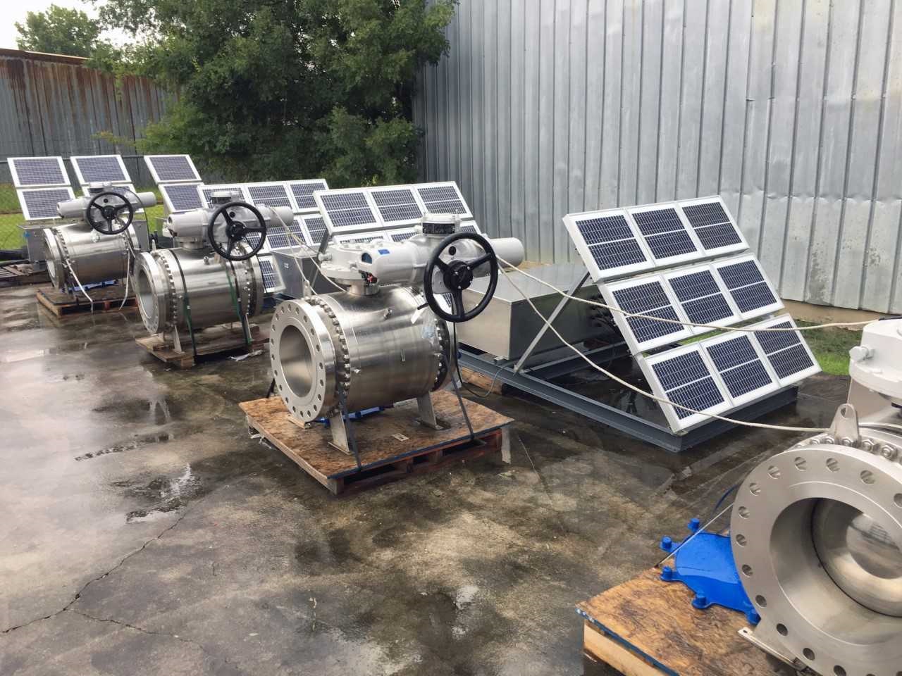 Rotork electric actuators used in U.S. shale oilfield pipeline’s solar ...