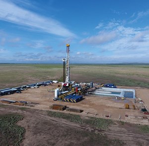 Fig. 4. Apache will dedicate up to six rigs, like this one, to its Alpine High play in the Delaware basin. Image: Apache Corp.