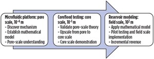 Fig. 1. Flow diagram for multi-scale nano-EOR.