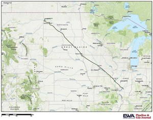 Fig. 2. Dakota Access Pipeline. Source: Energy Web Atlas.