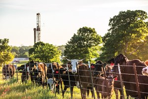 Fig. 3. Drilling ahead on Chesapeake’s Brazos Valley Rex Tyson Jr. 1H pad. Image: Chesapeake Energy Corp.