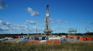 shale oil drilling rig in the Permian basin