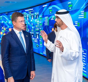 Minister Novak Tours ADNOC’s Panorama Digital Command Center to learn how ADNOC uses Big Data to drive performance