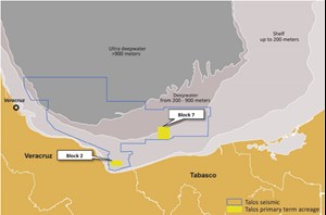 Block 7 in the offshore Mexico Sureste basin