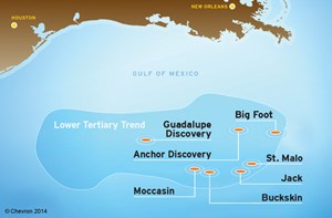 Chevron&#x27;s deepwater Gulf of Mexico projects