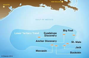 Chevron's deepwater Gulf of Mexico projects
