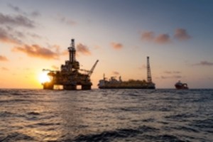 natural gas platform offshore Mozambique