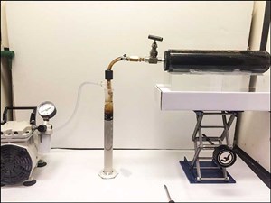 Fig. 2. Test apparatus for heavy crude and produced water tests.