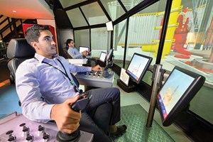 Fig. 2. At Saudi Aramco’s Upstream Learning Development Centre (UPDC) in Dhahran, Saudi Arabia, the focus is on drilling and production technologies.