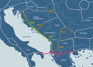 Trans Adriatic Pipeline (TAP) route