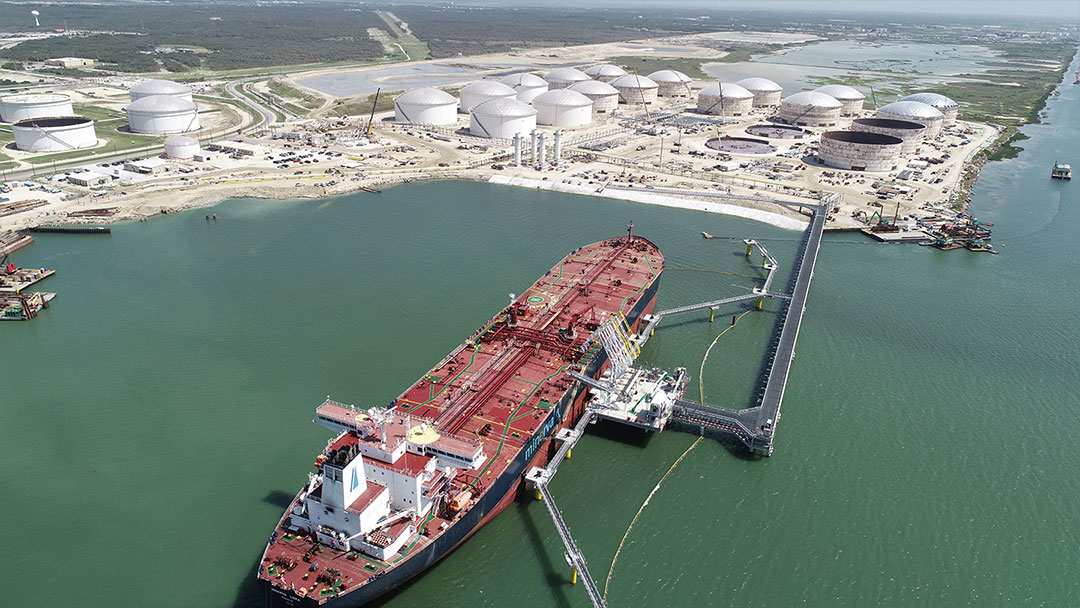 Buckeye Partners starts crude exports from new Corpus Christi deepwater