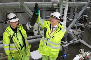 Equinor crew celebrates first oil from Johan Sverdrup, offshore Norway