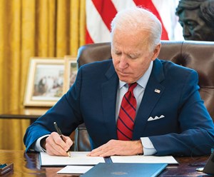 Fig. 1. Newly inaugurated President Joe Biden has become a poster boy for bad energy policy decisions in record time. Image: The White House.