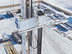 Fig. 4. In this application, the energy chain was installed on a rig used to mine potash. However, the solution can be implemented on rigs drilling for hydrocarbons, too.