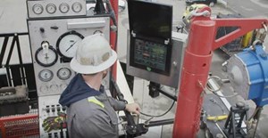 Fig. 1. An HCU operators enters in values on the SnubWell® PLC.