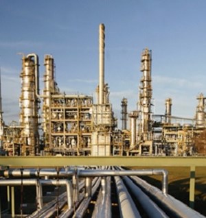 Saudi Arabian oil plant