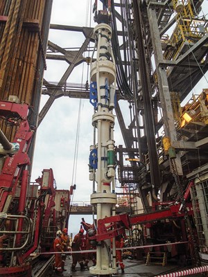AFGlobal’s riser gas handing (RGH) system is at the center of efforts to integrate key rig, riser and MPD systems. Photo: AFGlobal.