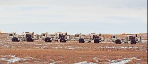 During the 2013–2014 winter season, Global Geophysical Services acquired a 250-mi2, wide-azimuth long-offset 3D multi-client seismic program within the Fort Peck Indian reservation. The crew was equipped with approximately 12,000 recording units and 10 vibrators.