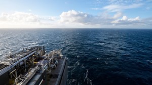 production platform on Troll A oil and gas discovery