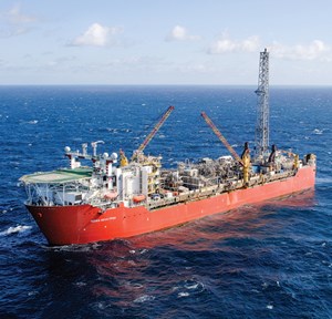 Fig. 4. For 14 years, the Terra Nova FPSO has received and stored oil produced at its namesake field. Photo: Suncor Energy.