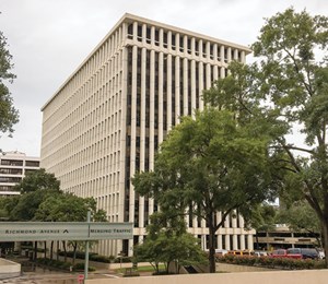 Fig. 4. In late 2002, GPC move again, to what has been its home nearly the last 14 years, the Two Greenway Plaza building. Photo: Kurt Abraham, Editor.