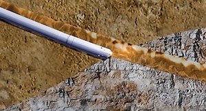 Fig. 5. Ledges can be overcome with ESET-enhanced rotational liners.