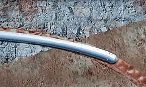 Fig. 7. Tortuous wellbore paths can be navigated, using ESET-enhanced rotational liners.