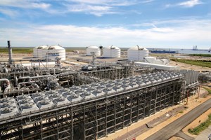 Since beginning operation in February, Louisiana’s Sabine Pass LNG export terminal, as of November, has sent an estimated  112 Bcf of LNG to more than 12 countries. Image: Cheniere Energy.