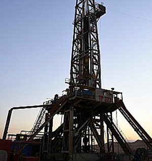 Sonatrech oil rig in Algeria