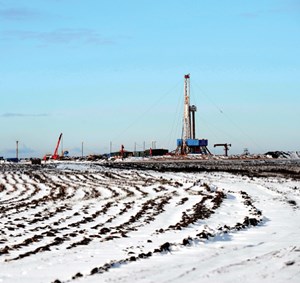 Fig. 1. In January, Gazprom Neft struck oil at Novosamarskoye field, in the Sorochinsky District of Orenburg Oblast. Photo: Gazprom Neft.