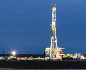 Fig. 4. Nabors Rig 1201 is operating in the Permian basin, in Midland, Texas, where drilling has expanded this year. Photo: Nabors Industries.